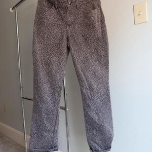 Lee Women's Leopard Print Jeans - Gray